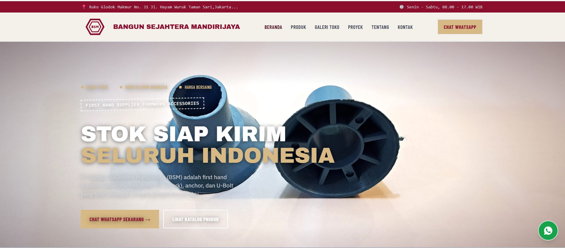Screenshot PT. Bangun Sejahtera Mandirijaya